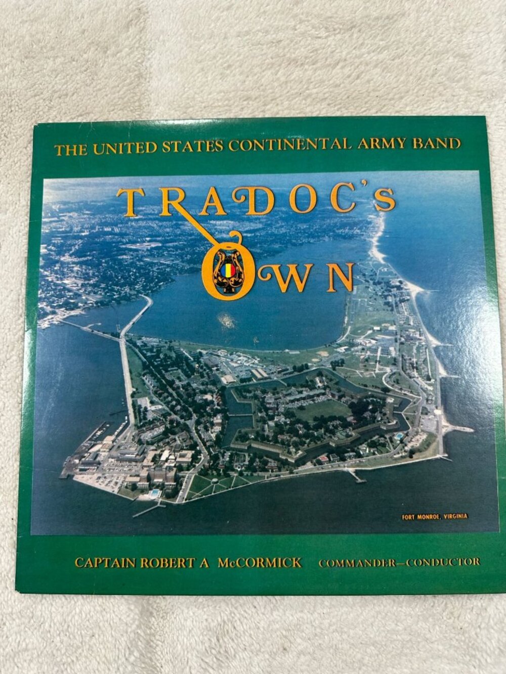TRADOCs Own The U.S. Continental Army Band LP 33 1/3 RPM TRA-527 1980s Promo